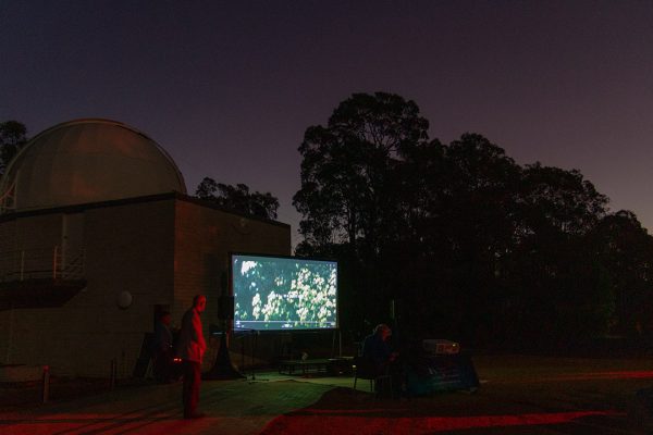 Video about Worl Wangkiny being played. Image Credit: Geoff Scott