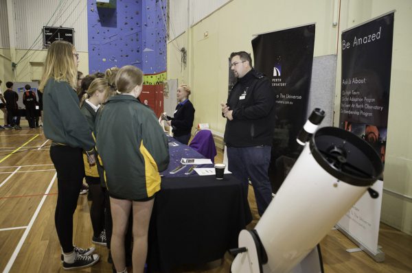 Our stall at the 2018 Albany Science Rocks. Museum of the Great Southern