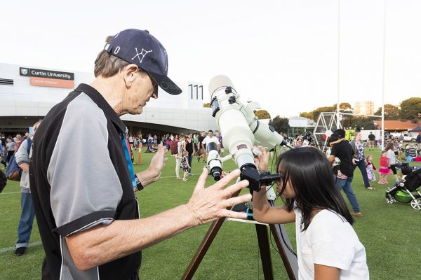 Telescopes at Astrofest 2019. Image Credit: Astronomy WA Astrofest