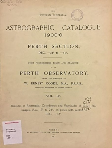 One of our Astrographic Catalogues. Image Credit: Toner Stevenson