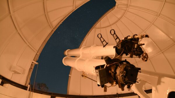 The restored Astrographic Telescope. Image Credit: Matt Woods