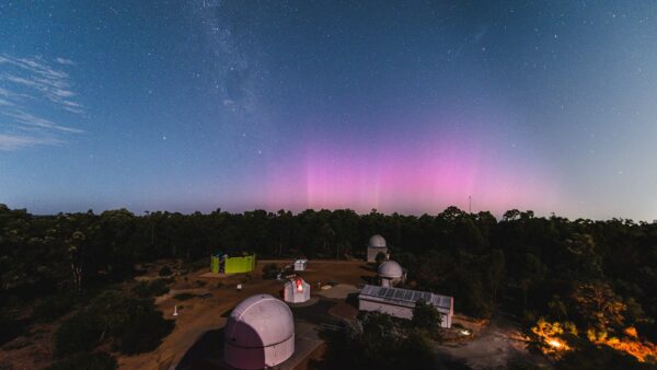 The Aurora from the Viewong Area. Image Credit: Matt Woods