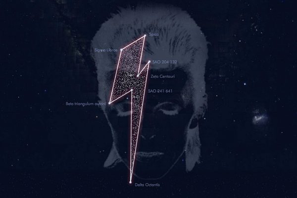 David Bowie's constellation. Image Credit: ILF Science