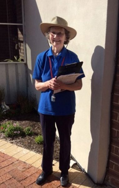 Chris running a School Day Tour. Image Credit: Coulstock family