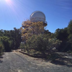 Cleared out garden with Lowell Dome. Image Credit: Julie Matthews