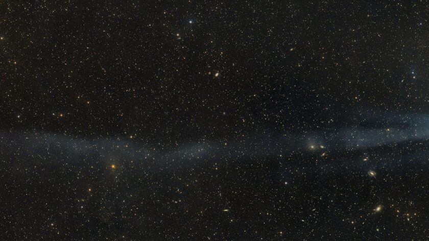 Comet 12P Pons-brooks Banner. Image Credit & Copyright: Dan Bartlett