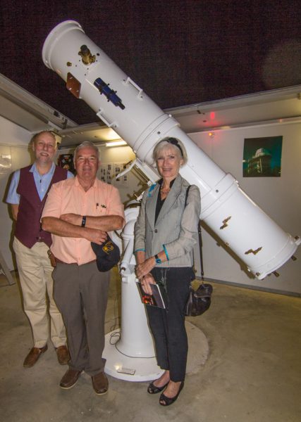 Diana, Craig Bowers and Peter Birch, March 2017. Image Credit: Geoff Scott