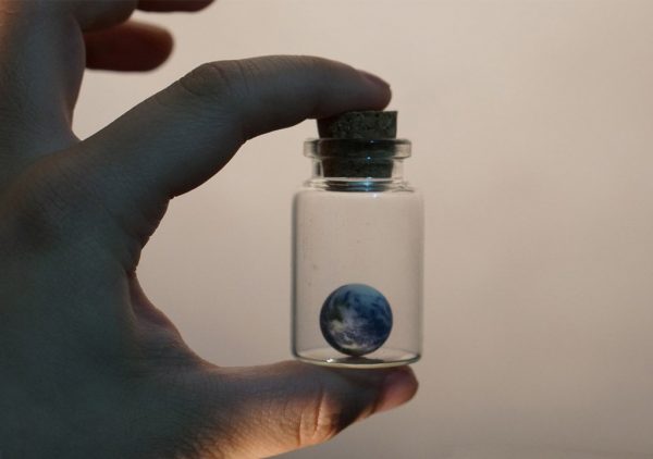 Earth's Schwarzschild Radius. Image credit: littleplanetfactory