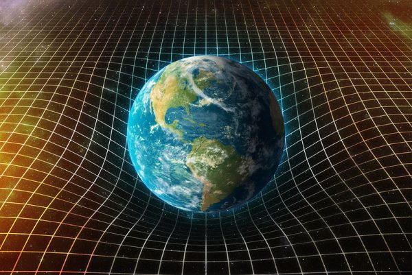 The Earth warping space time. Image Credit: International Business Times UK
