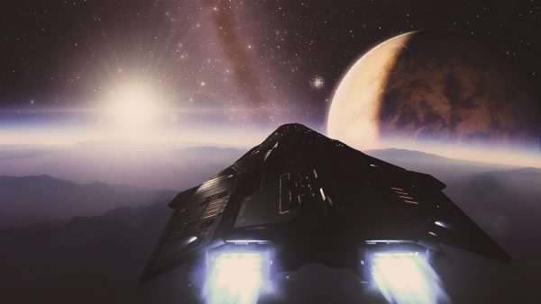 The Cobra spacecaft in Elite Dangerous. Image Credit: Frontier Developments plc