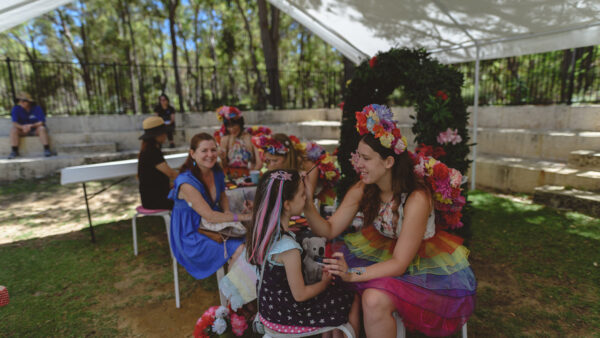 Facepainting at the Intro to the Stars Festival. Image Credit: Nadia Maslen