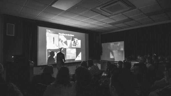 Presentations about the Moon. Image Credit: Matt Woods