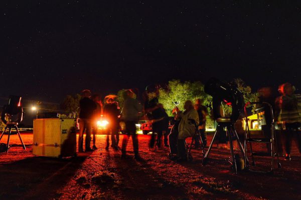 The Gascoyne Junction telescope night. Image Credit Roger Groom