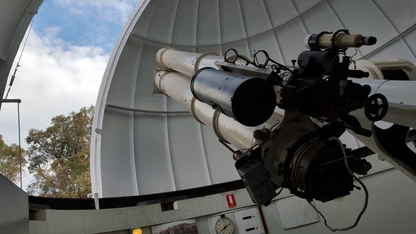 The Astrographic Telescope during the day. Image Credit: Matt Woods