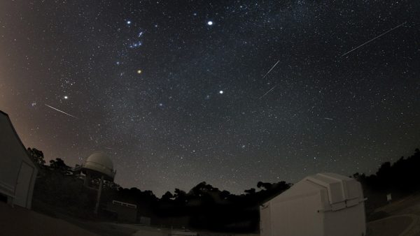 2012 Geminids taken from Perth Observatory. Image Credit & Copyright: Perth Observatory volunteer Roger Groom