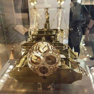 John Harrison started creating his first timekeeper 'H1' in 1730 and finished it 1736. It was tested on a sea voyage to Lisbon and back. The timekeeper worked and was the most accurate sea clock then known, though not quite accurate enough to merit the £20,000 prize. Image Credit: Mary Hughes