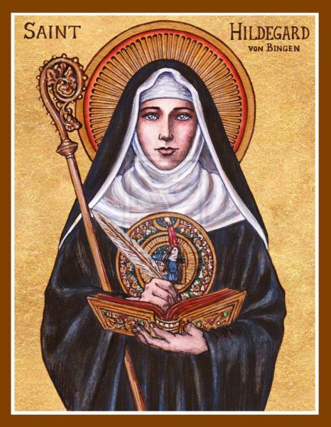 Hildegard von Bingen. Image Credit: Wikipedia