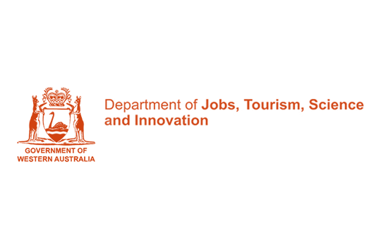 Homepage logo for the Department of Jobs, Tourism, Science and Innovation