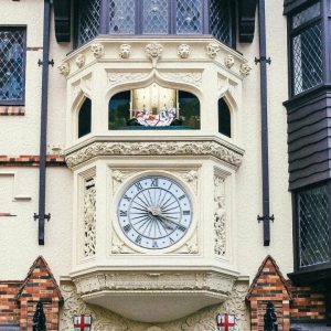 The clock at Perth's London Court. Image Credit: Nomadic Ray