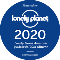 Lonely Planet 20th edition badge