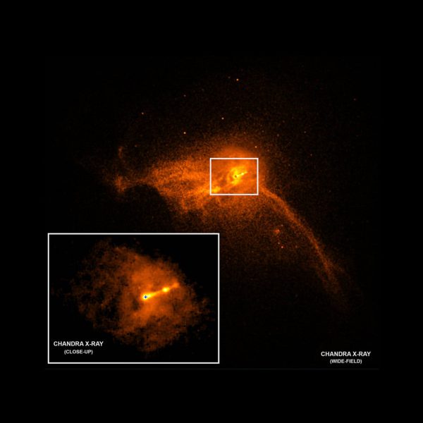 Chandra X-ray Observatory close-up of the core of the M87 galaxy. Image Credit: NASA/CXC/Villanova University/J. Neilsen