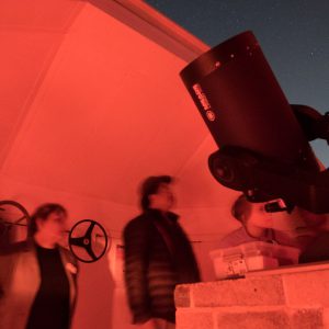 The Meade 14 telescope on a Night Sky Tour. Image Credit: Roger Groom