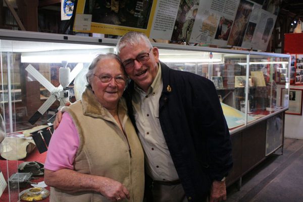 Dorothy Andre, museum curator, and husband Merv, who was Esperance shire president in 1979. Image Credit: Emma Wynne, ABC Local