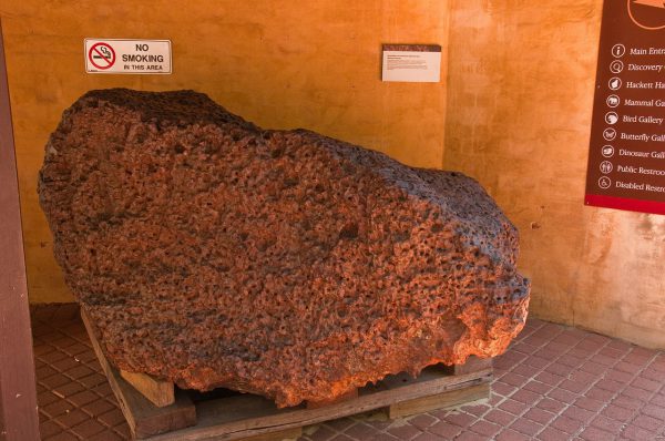 The Mundrabilla Meteorite. Image Credit: Graeme Churchard