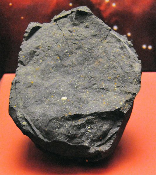 The Murchison meteorite. Image Credit: The National Museum of Natural History (Washington)