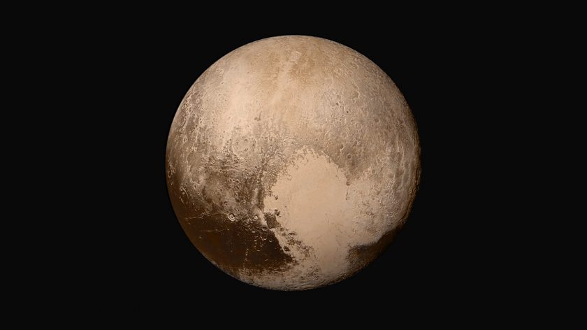 New Horizons Photo of Pluto in true color