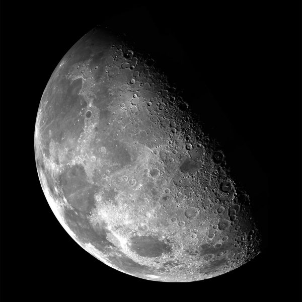 The north pole of the Moon from Galileo. Image Credit: NASA/JPL-Caltech