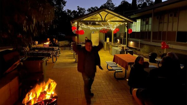 Our barbecue area. Image Credit: Matt Woods