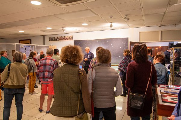 Volunteer Paul giving the museum tour. Image Credit: Geoff Scott