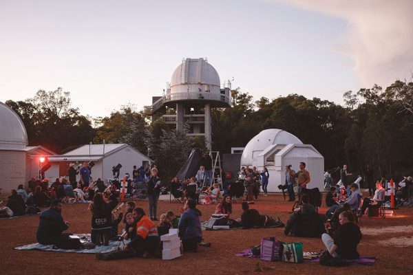 People waiting at our viewing are for the record attempt. Image Credit: Zal Kanga-Parabia