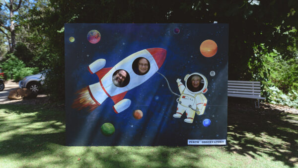 Photo stand at the Intro to the Stars Festival. Image Credit: Nadia Maslen