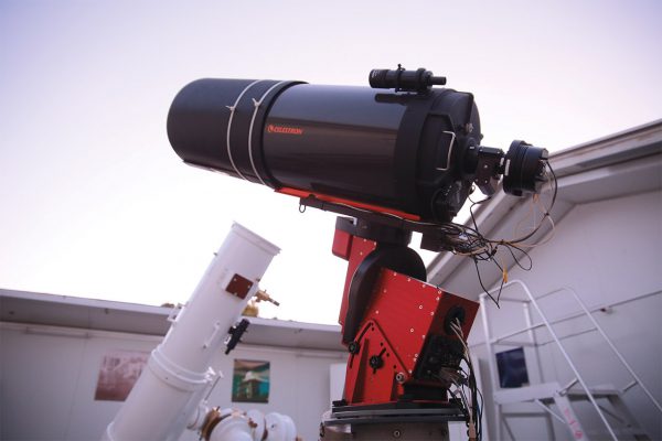 The R-COP and Calver telescopes. Image Credit: Roger Groom