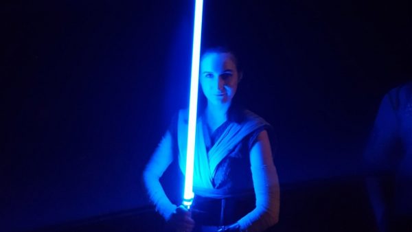 Bree from Rebel Legion Wraith Base as Rey at our May the 4th Night Tour. Image Credit: Rebel Legion Wraith Base
