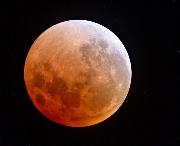 January 2018's Total Lunar Eclipse. Image Credit: Roger Groom