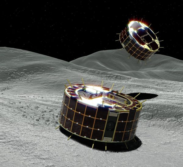 Minerva II-1a and Minerva II-1b will hop around the asteroid Ryugu. Image Credit: EPA