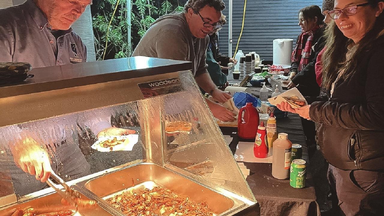 Sausage Sizzle. Image Credit: Julie Matthews