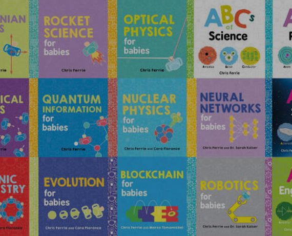 Science baby book banner