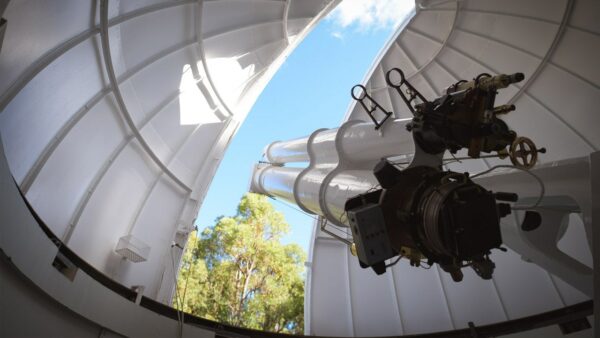 The Astrographic Telescope on the telescope tour activity. Image Credt: Matt Woods