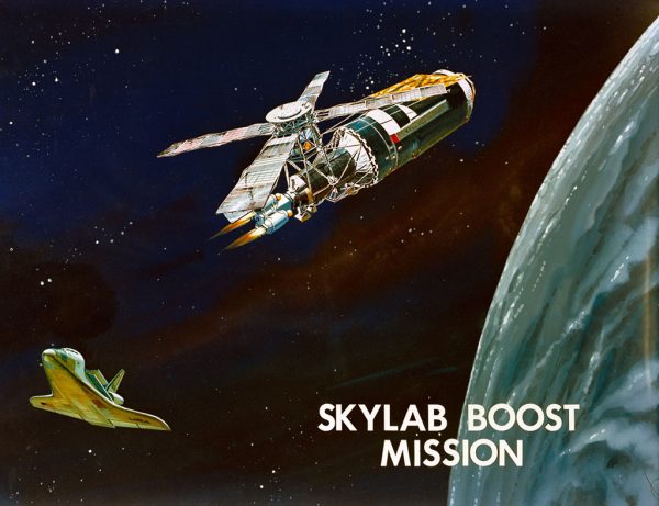 Skylab boost mission illustration. Image Credit: NASA