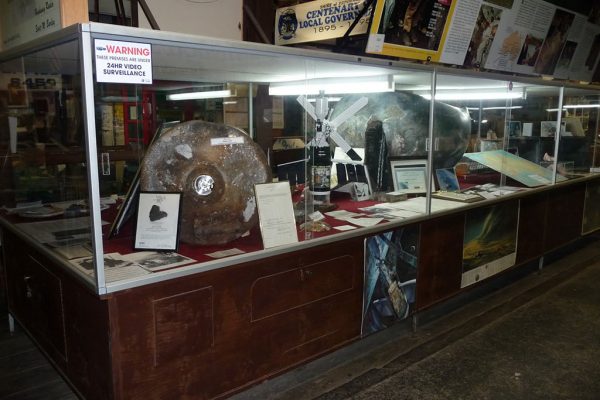 Skylab Section at the Esperance Museum. Image Credit: Tanya and Tony Gill