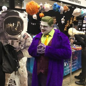 Buzz with the Joker. Image Credit: Julie Matthews