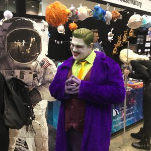 Buzz with the Joker. Image Credit: Julie Matthews