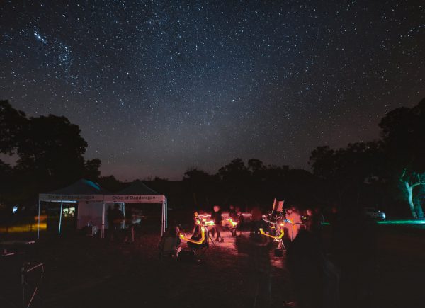 Telescopes in Dandaragan. Image Credit: Matt Woods