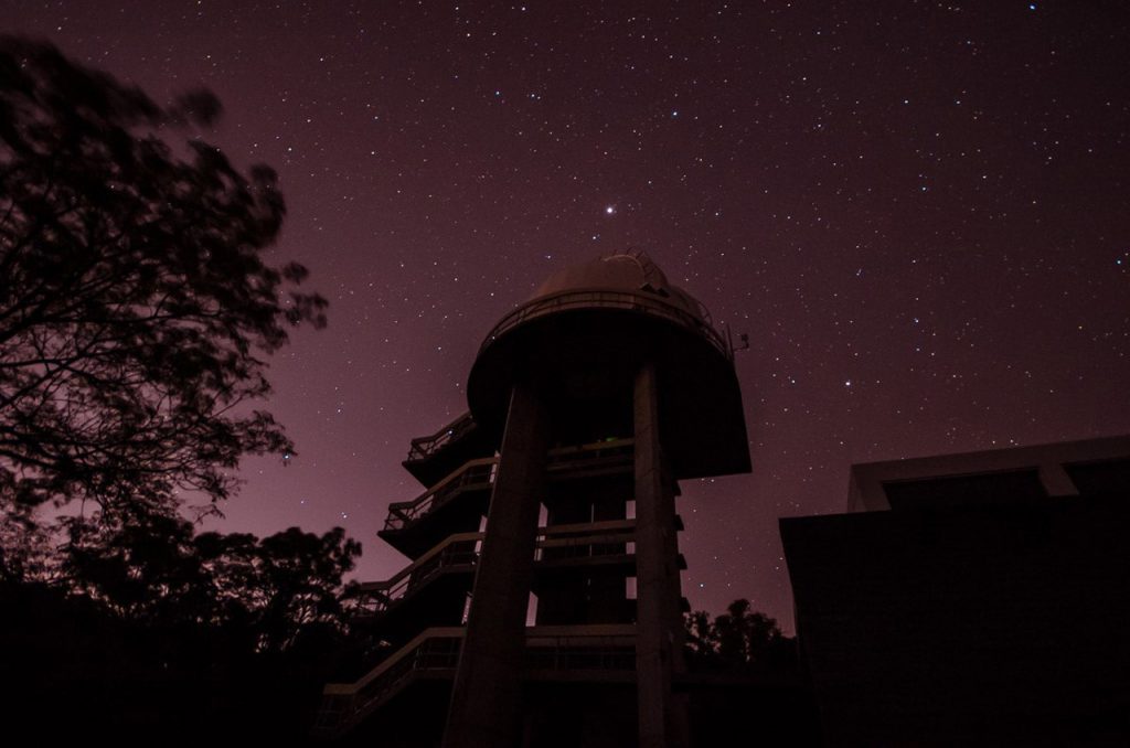 The lowell telescope dome. Image Credit: Steve Parkins