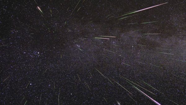 The Perseids from the Northern Hemisphere. Image Credit: Space.com