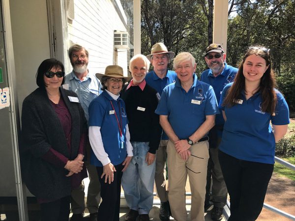 Some of our happy School Day Tour volunteers. Image Credit: Julie Matthews